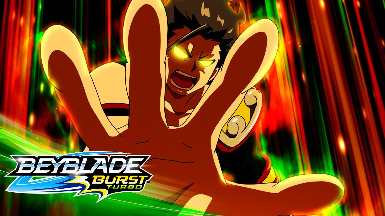 BEYBLADE BURST TURBO | Ep.9 Swirling Inferno! | Ep.10 Achilles gegen Roktavor!