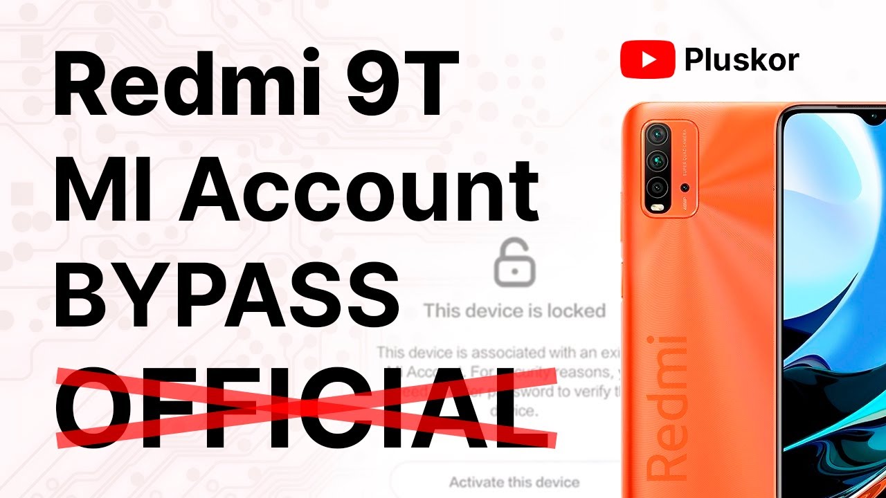 Redmi 9T обход mi аккаунта! Неофициальный способ!