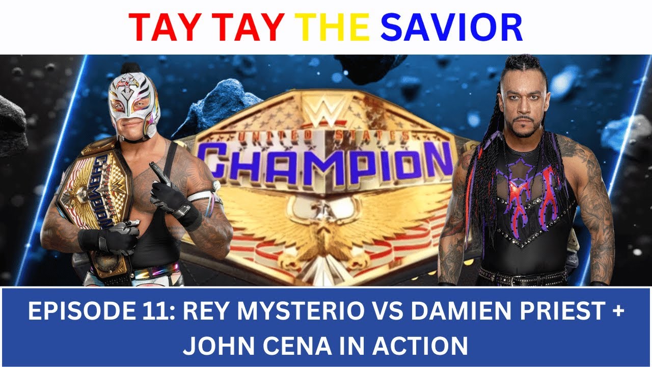 WWE 2K25 Universe Mode - SmackDown Episode 11: Rey Mysterio vs Damien Priest + John Cena in Action