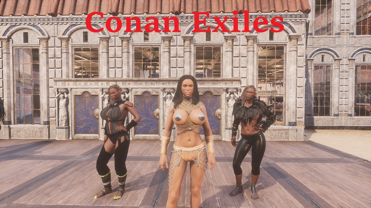Conan Exiles AGE of HEROES выживание на официальном сервере №9
