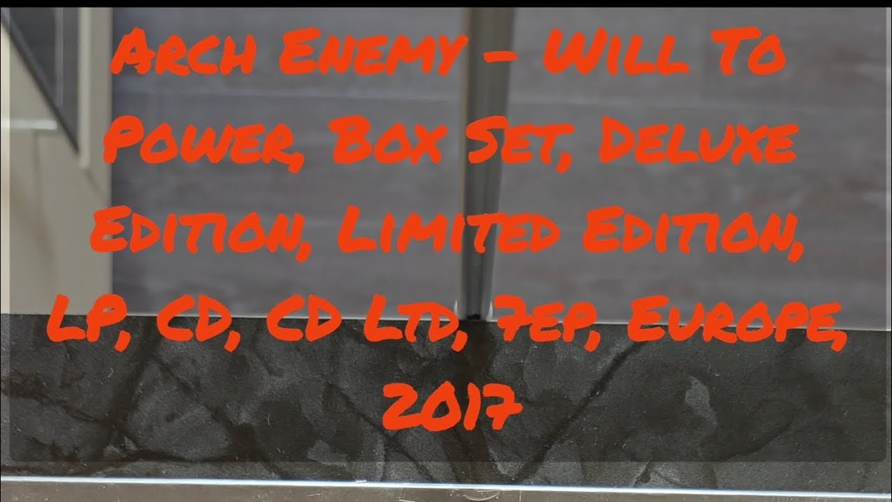 Arch Enemy &ndash; Will To Power, box set, 2017 #vinyl