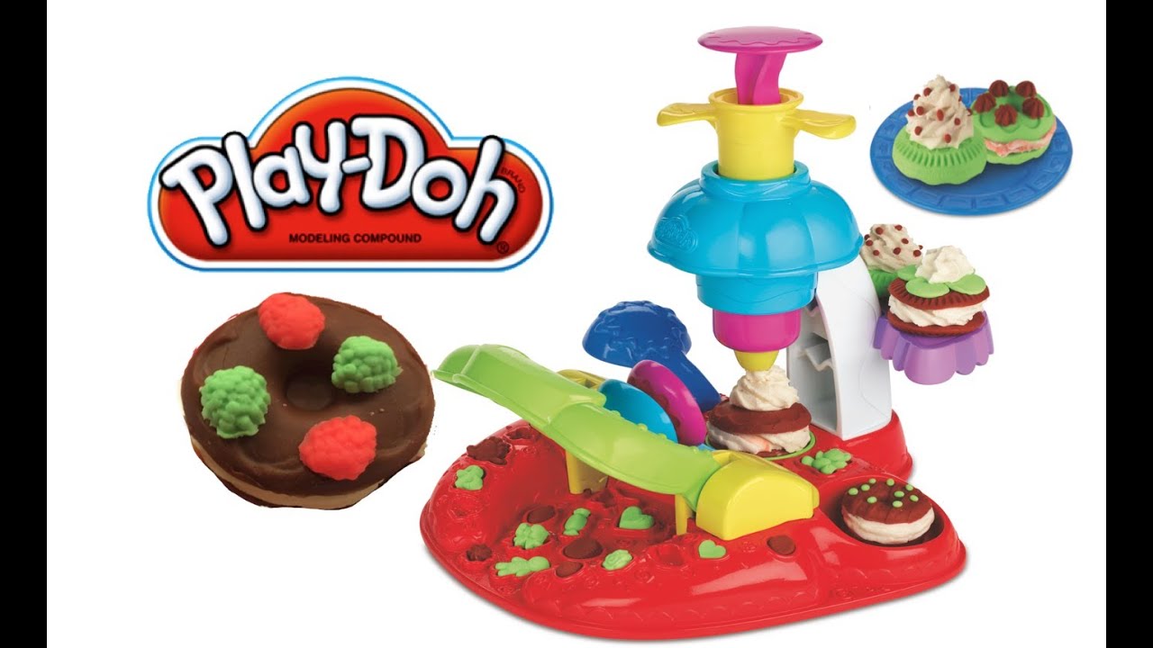 Make Play Doh Cookies with Sweet Shoppe Flip 'N Frost Cookies Set with Play Doh Plus