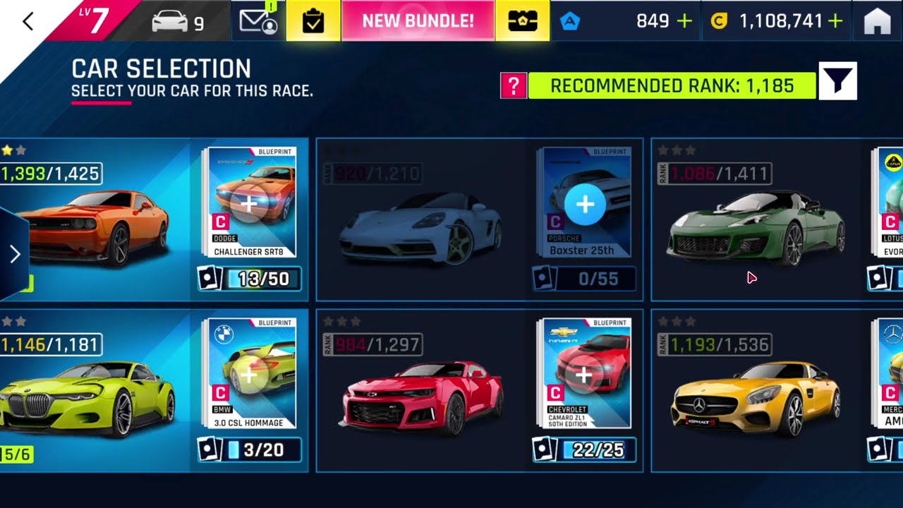 Asphalt 9 New Event Super Cars