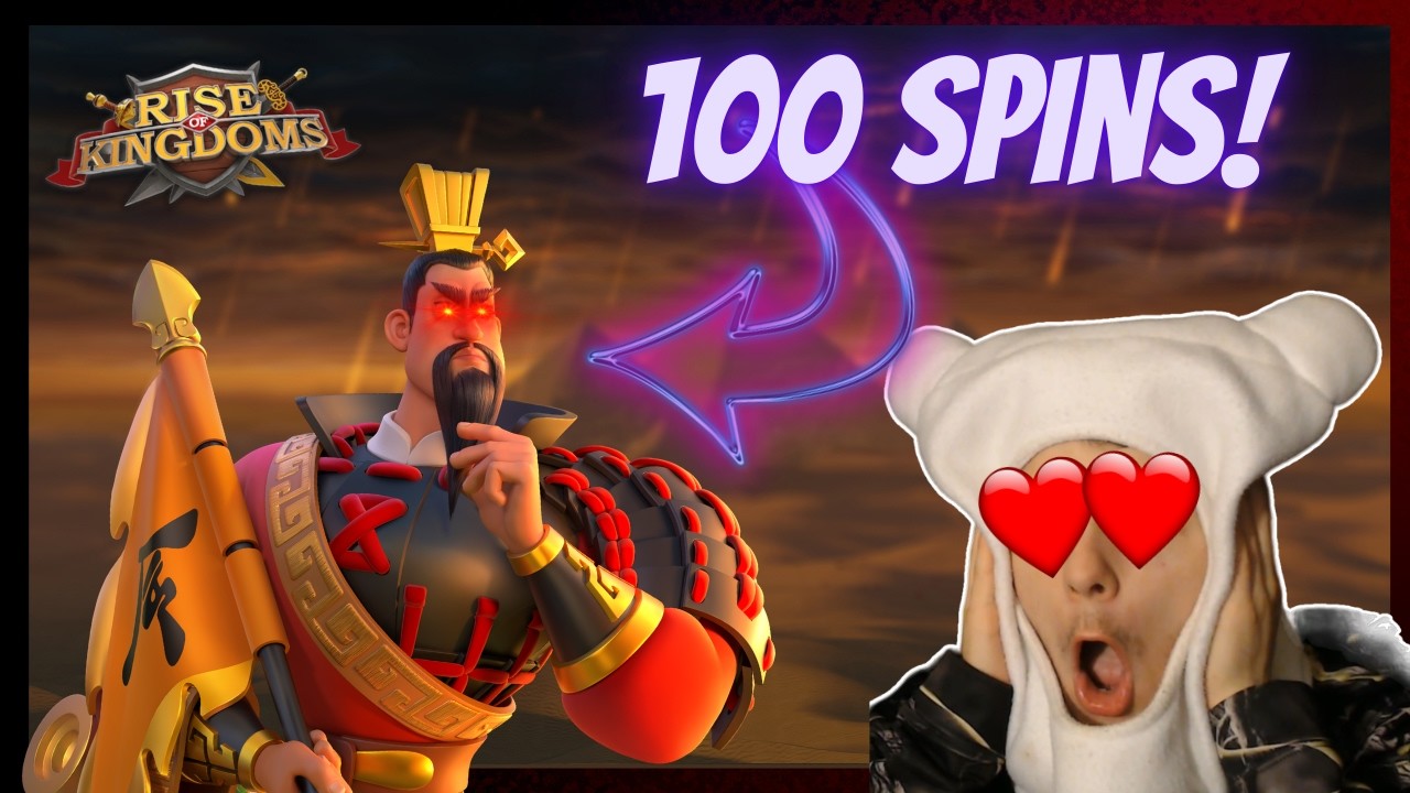 100 SUN TZU SPINS - RANK 1 KILLER SERIES DAY #7 KING OF ALL BRITAIN KVK Rise of Kingdoms!