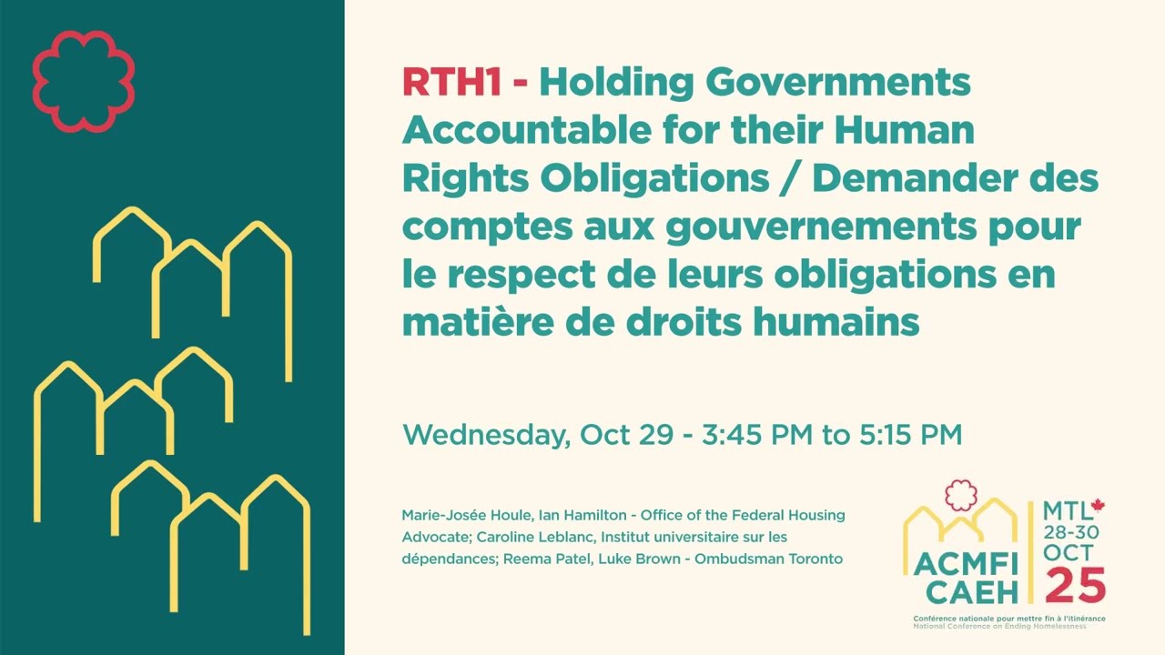 Holding Governments Accountable for their Human Rights Obligations -RTH1