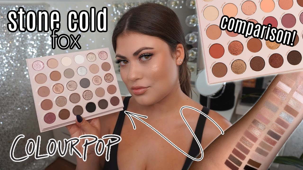 Colourpop STONE COLD FOX Palette! 🦊 Swatches & Comparison!