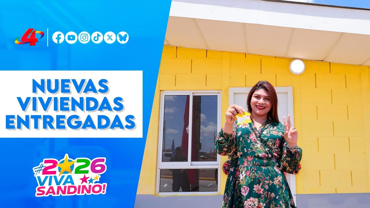 Entrega de 100 viviendas en Urbanización Nuevas Victorias, Nicaragua 🇳🇮🏠