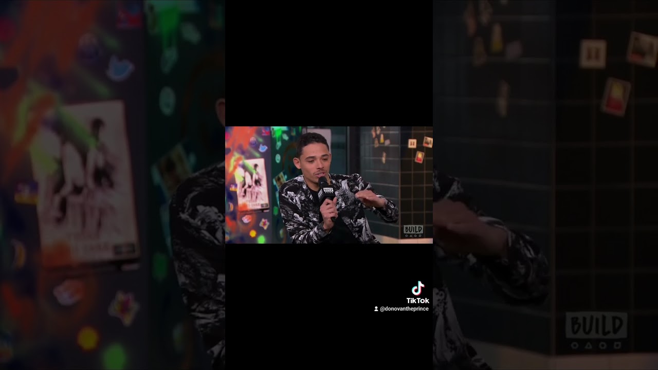 Asking Anthony Ramos and Sam Elliott a question at AOL Build. Throwback
