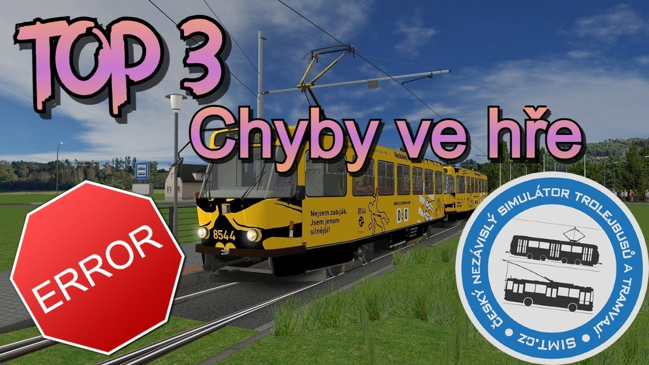 ⚠️TOP 3 Chyby ve hře🚊(SIMT-MHD)🚊