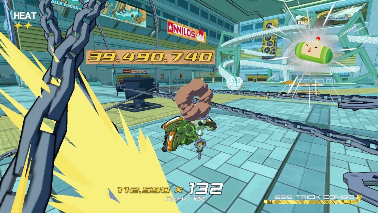 Bomb Rush Cyberfunk - 39,490,740 combo in Versum Hill to music from Katamari ( ビューティフル塊魂 )