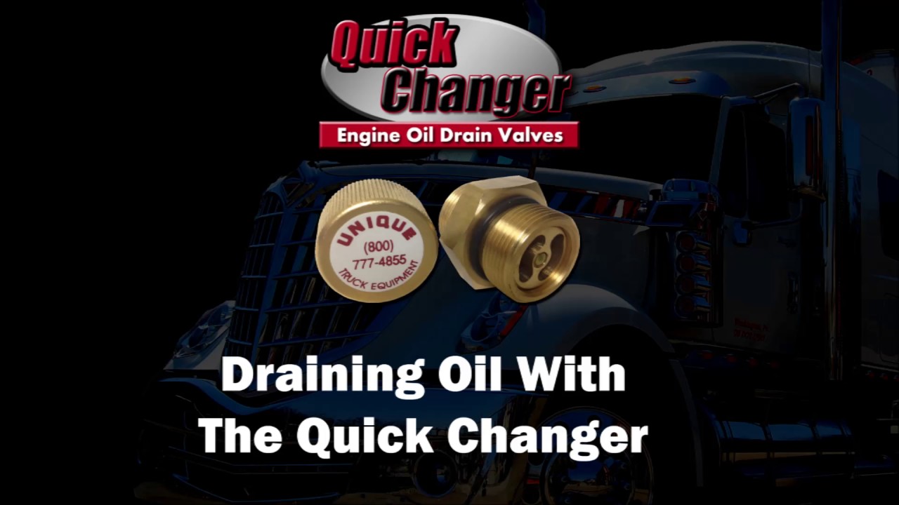 Quick Changer Oil Drain Valves
