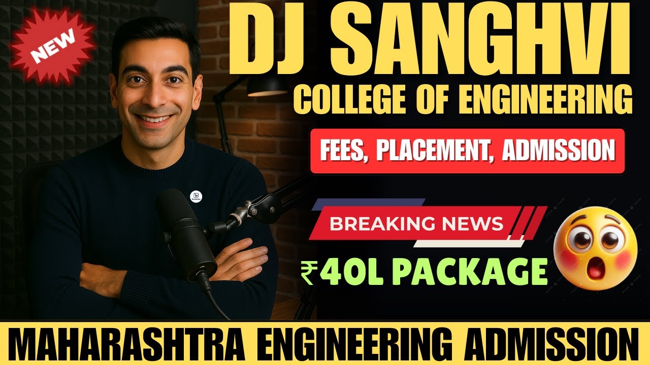 DJ Sanghvi (DJSCE) Deep Dive 🎓: Autonomous, Secret Cutoffs & ₹32LPA Placements! Worth It | TestWizer