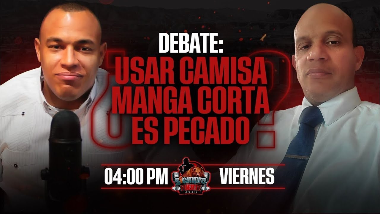 Es pecado la manga corta? Steven javier vs Pastor Bladimir parra.