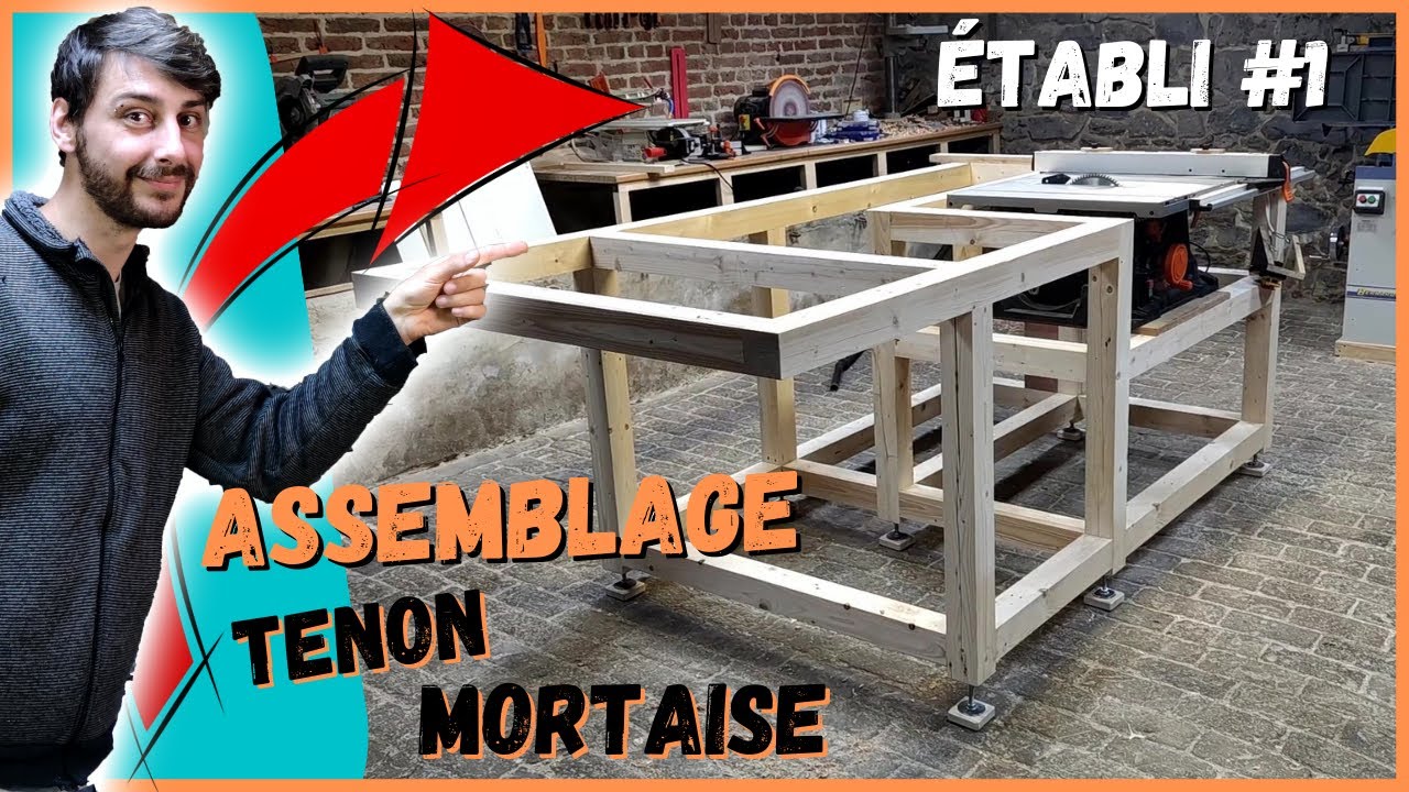 Assemblage TENON MORTAISE (&eacute;tabli #1)