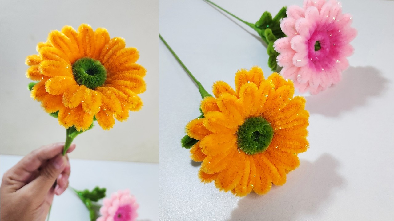 Цветок ромашки своими руками 🌼 | Простой мастер-класс по изготовлению цветка из проволоки для чис...