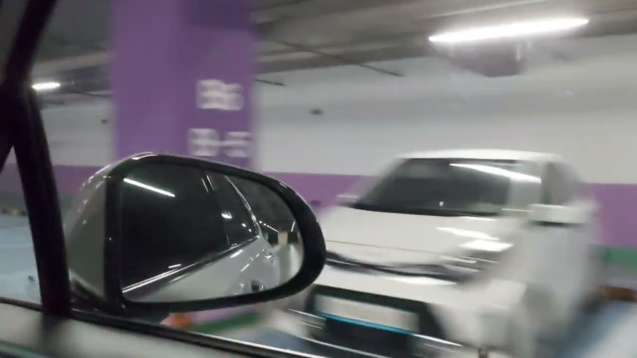 가락시장롯데마트 문정프라자 지하주차장 색깔맟추기