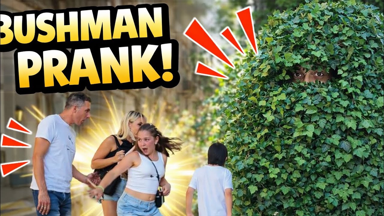 Bushman prank: The confusion after the scream 😭😂 gets me every time !!! 
