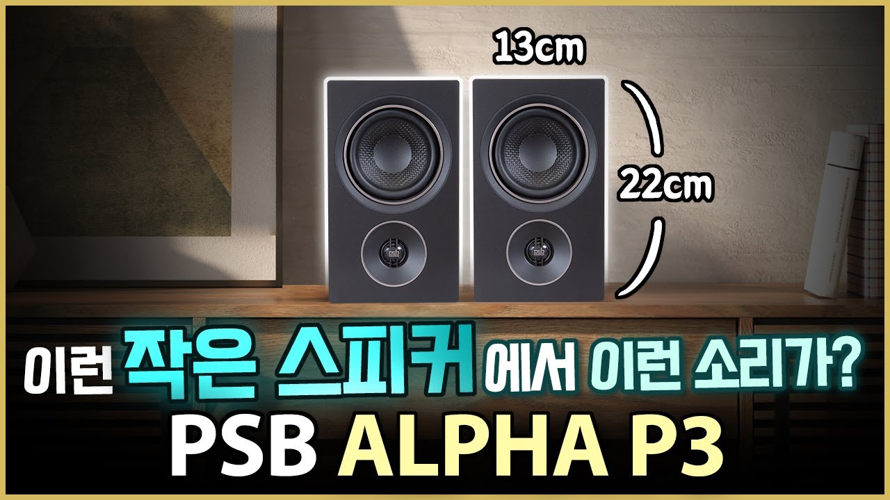 PSB 하이파이 스피커 Alpha P3 