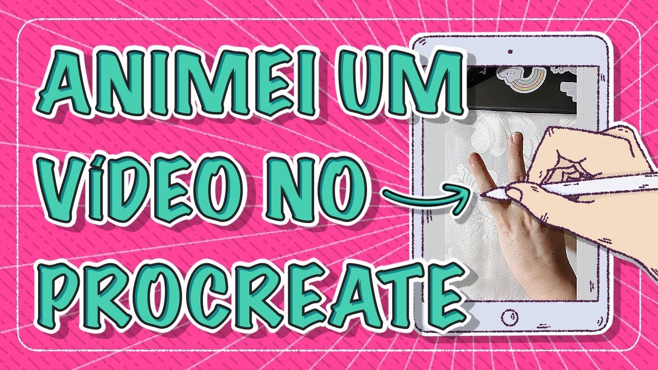 COMO FAZER UMA ANIMAÇÃO NO PROCREATE | FIZ UMA ANIMAÇÃO NO PROCREATE A PARTIR DE UM VÍDEO