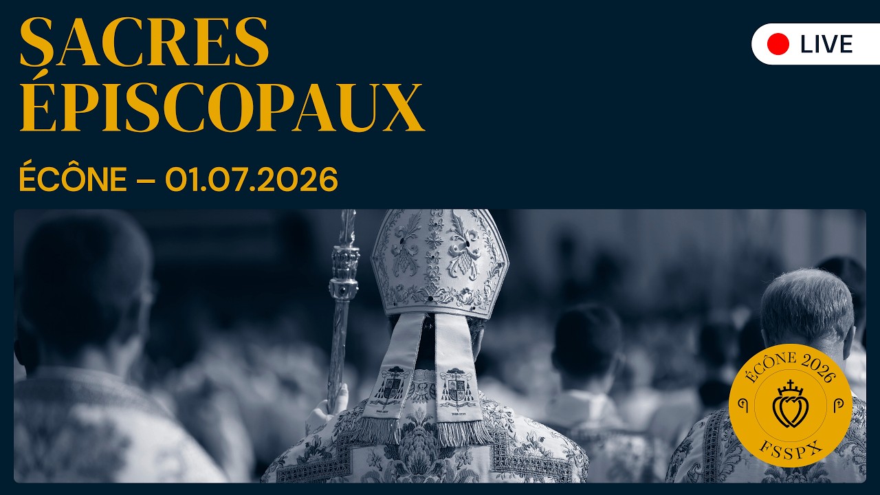 Sacres &eacute;piscopaux - 1 juillet 2026 - &Eacute;c&ocirc;ne