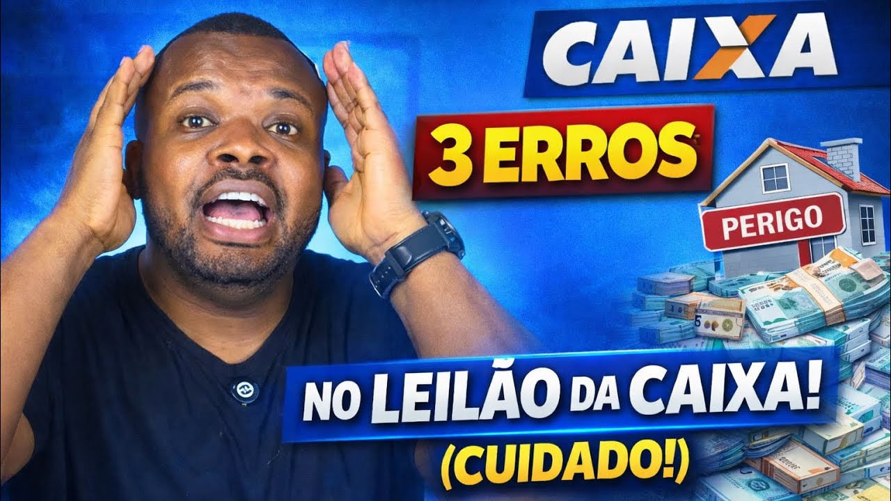 	3 ERROS que fazem você PERDER DINHEIRO no Leilão da Caixa