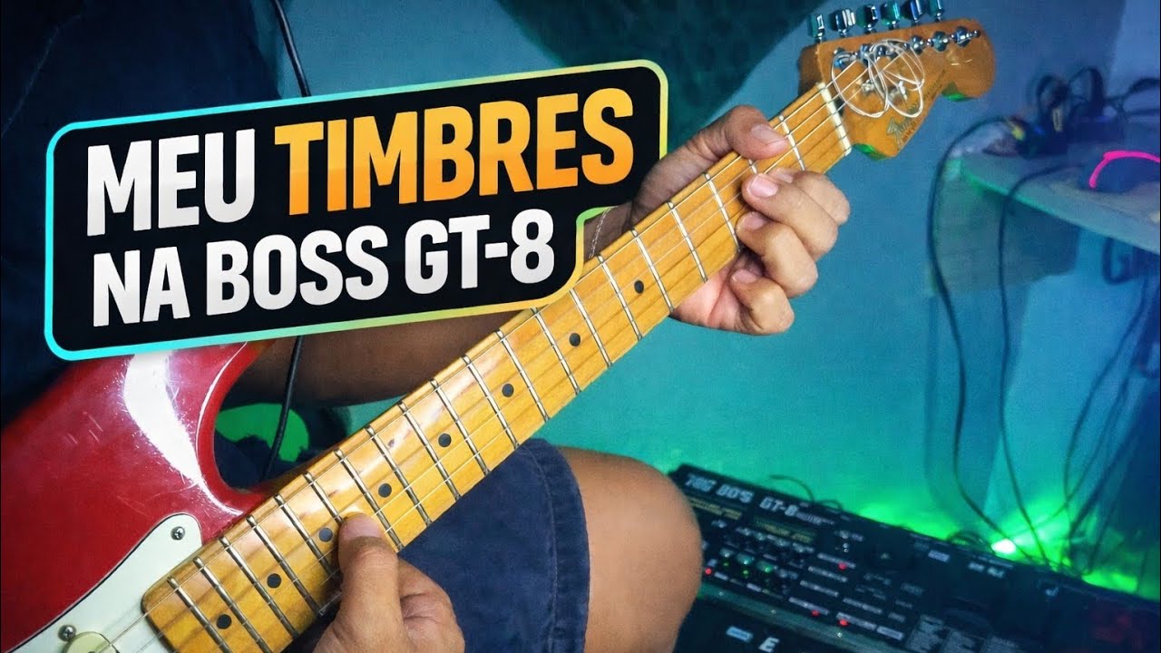 Saca So Esses Timbres Matador Que Criei Na Boss GT-8 😱😱😱😱