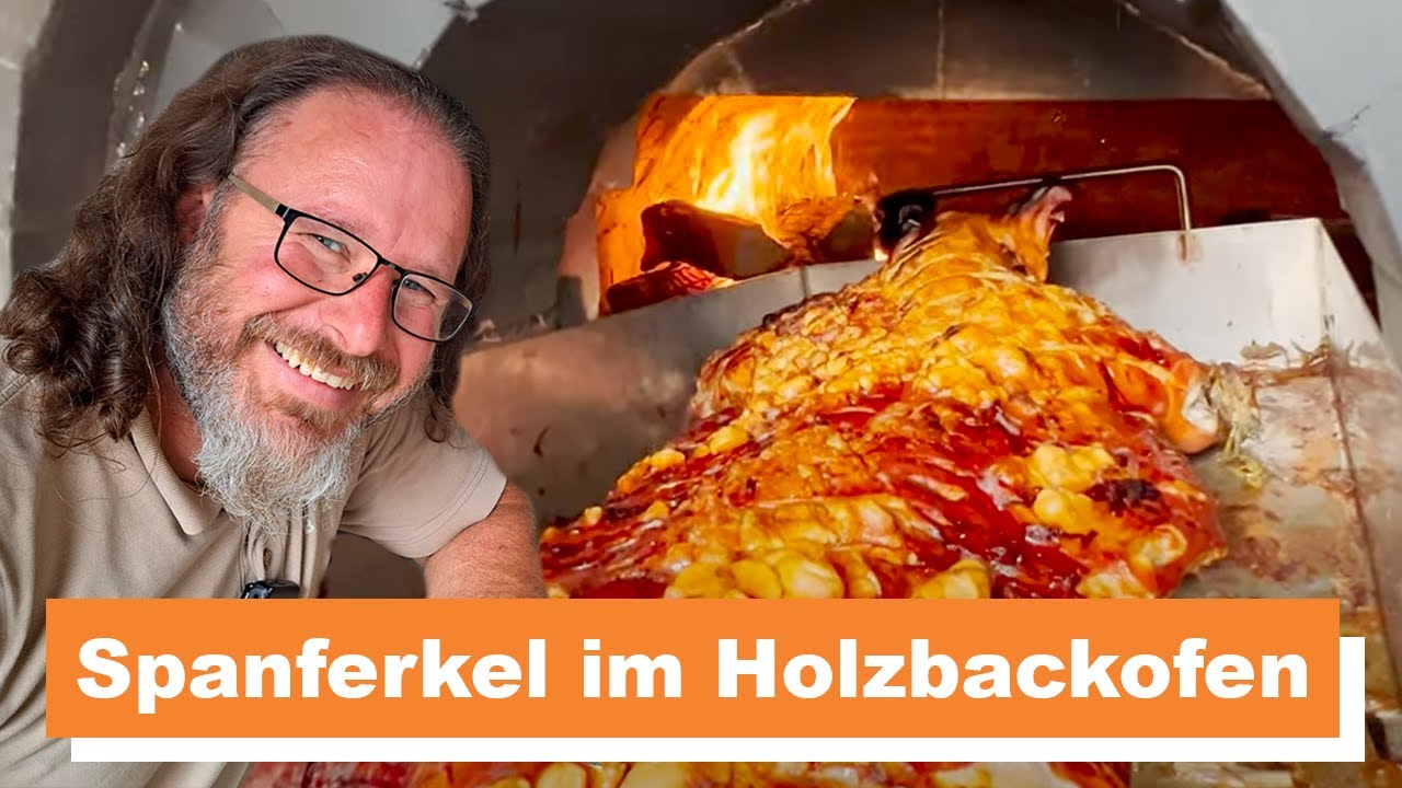 Spanferkel im Holzbackofen - knusprig und butterzart