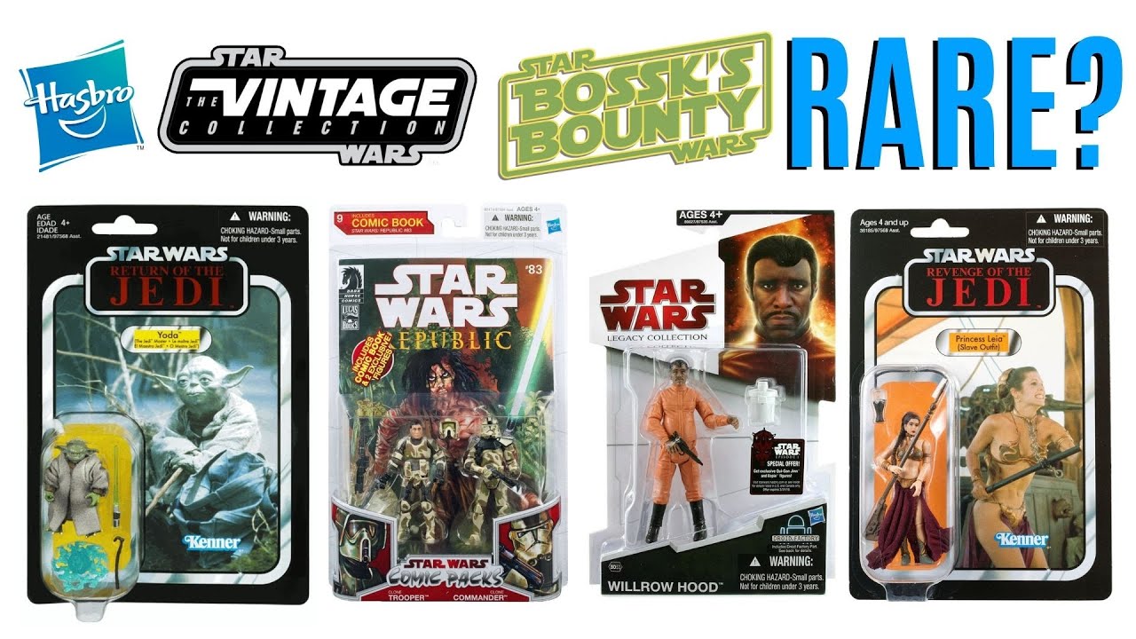 Rarest Star Wars 3.75 Inch Action Figures From Hasbro Era