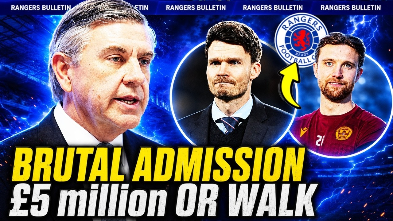 CAVENAGH FINALLY BREAKS SILENCE AS MOTHERWELL PLAY DIRTY GAMES WITH RANGERS! RANGERS FC NEWS