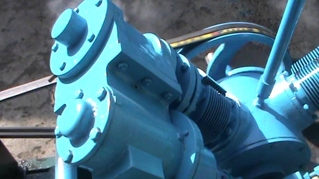 Steam engine double cylinder V type twin 20 HP
