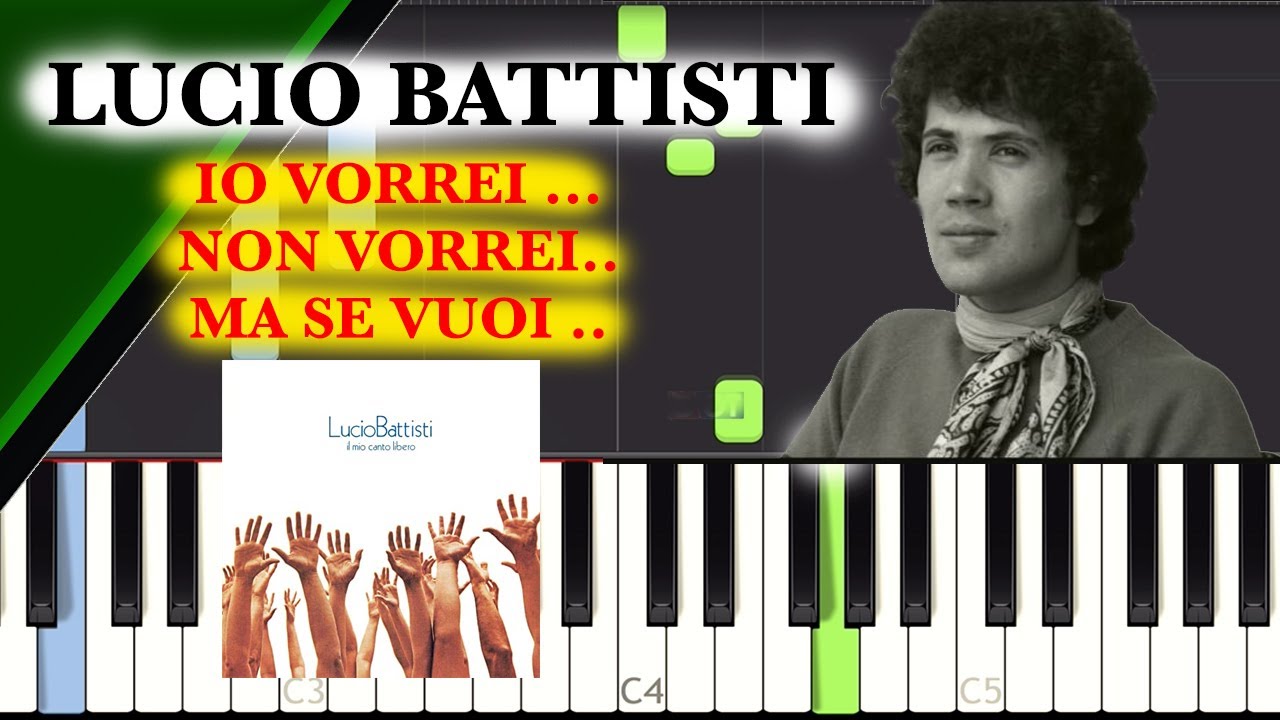 Lucio battisti - Io Vorrei..Non Vorrei..Ma Se Vuoi (TUTORIAL SYNTHESIA)