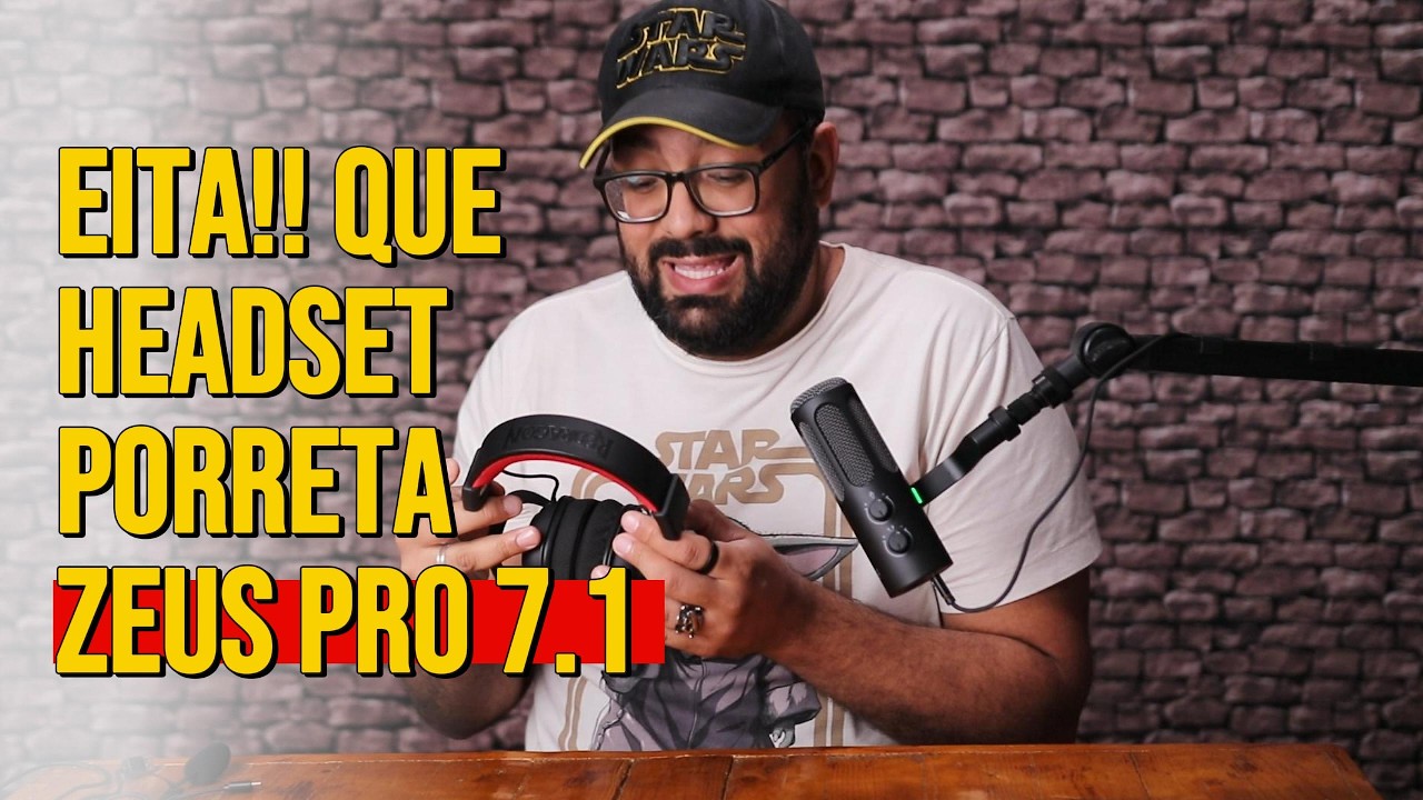 HEADSET ZEUS PRO ASSISTA ANTES DE COMPRAR