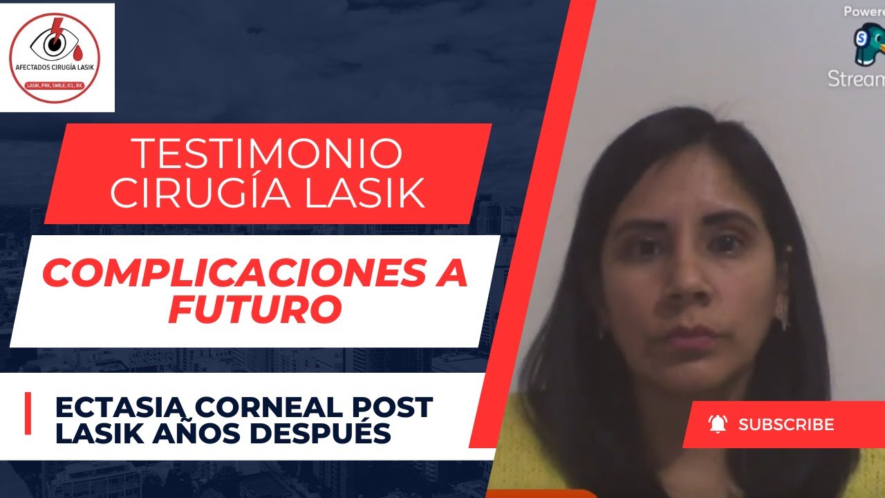 Testimonio Cirugía laser de ojos LASIK - Ectasia Corneal Post LASIK grado 4