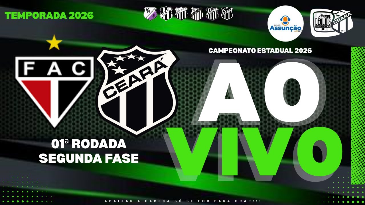 🎙️⚽ AO VIVO FERRÃO X CEARÁ! 🚨✍️COM A PARCEIRA FORTE NO ESPORTE COM A RÁDIO ASSUNÇÃO! 🎯CHEGA! E+