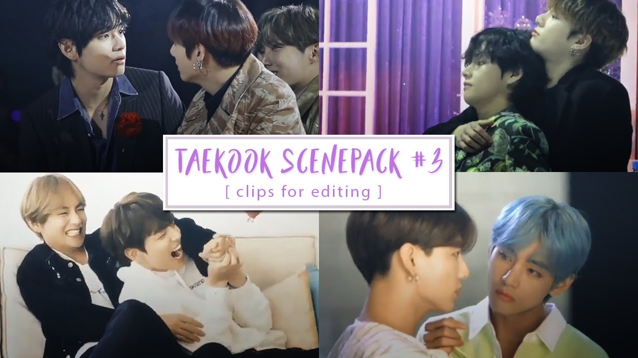 taekook scenepack #3 ✧ [HD clips for editing]