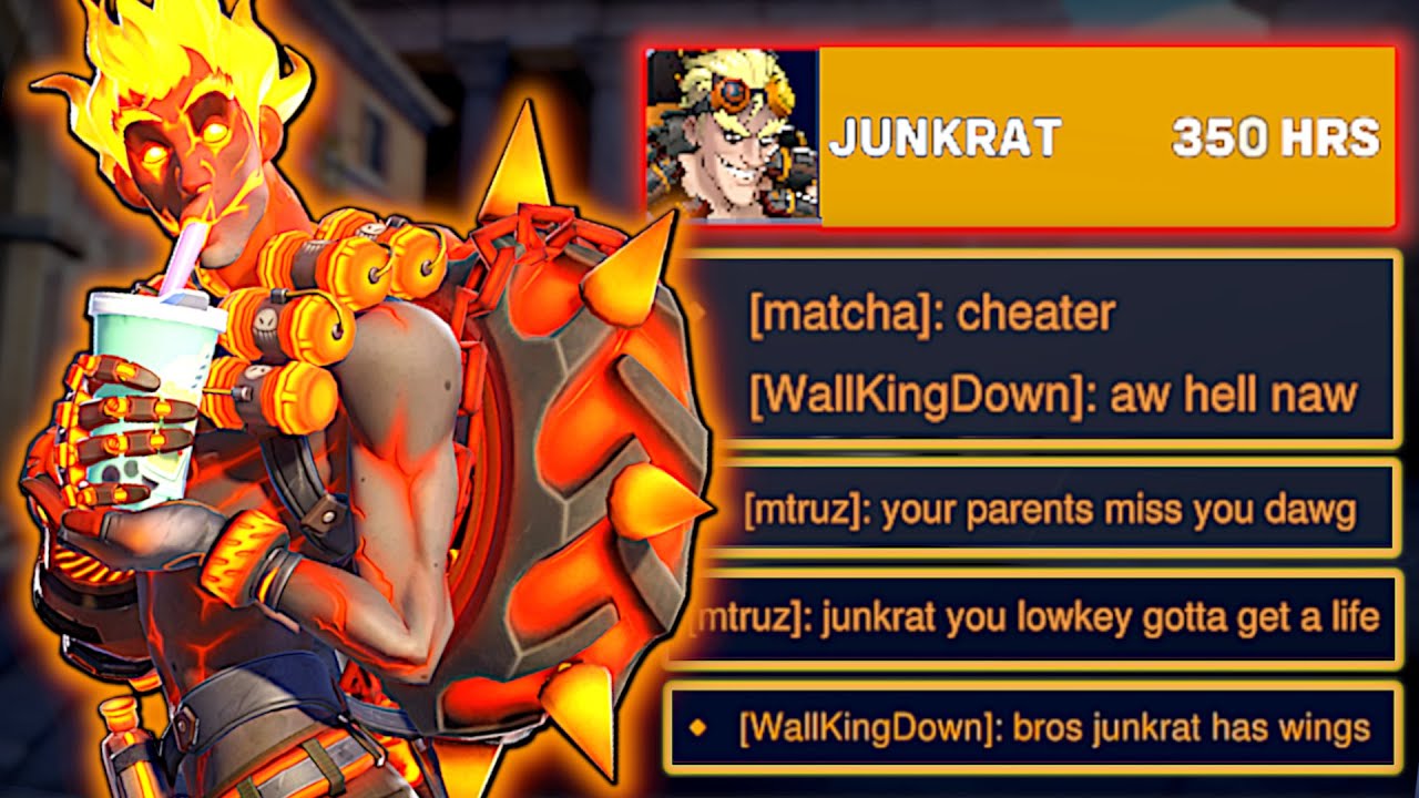 What 350+ Hours on Junkrat Looks Like... | OW2 Junkrat Montage
