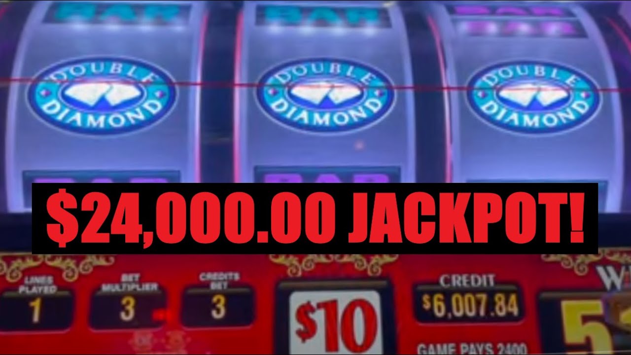 🔴MY BIGGEST JACKPOT on Double Diamond PINBALL!! MASSIVE JACKPOT!💎 💎 💎