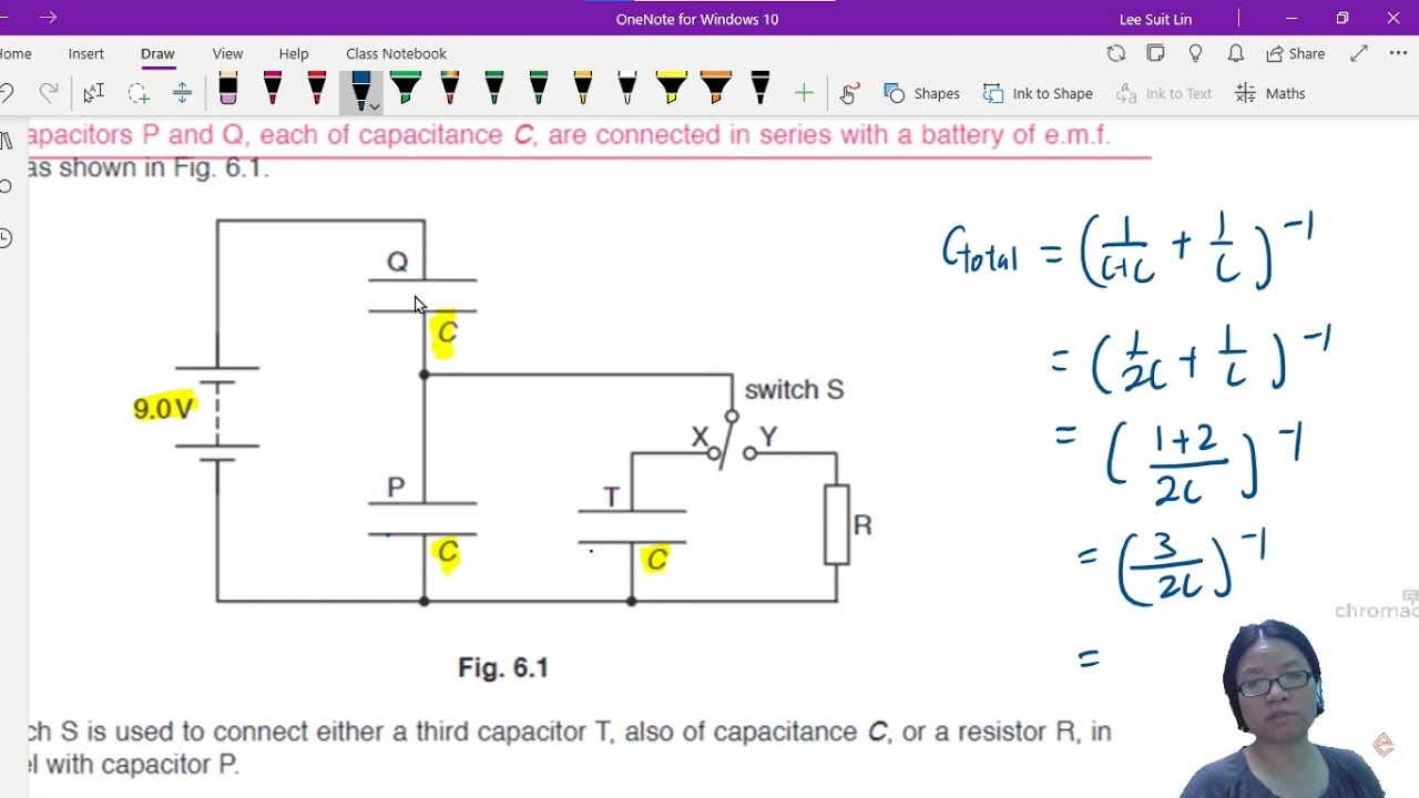 19.2c ON17 P41 Q6 Maze of Capacitors | A2 Capacitance | Cambridge A Level Physics