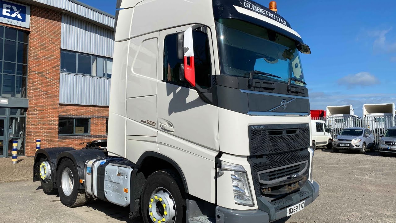 VOLVO FH500 *EURO 6* GLOBETROTTER 6X2 TAG AXLE TRACTOR UNIT 2019 - DX69 TVZ