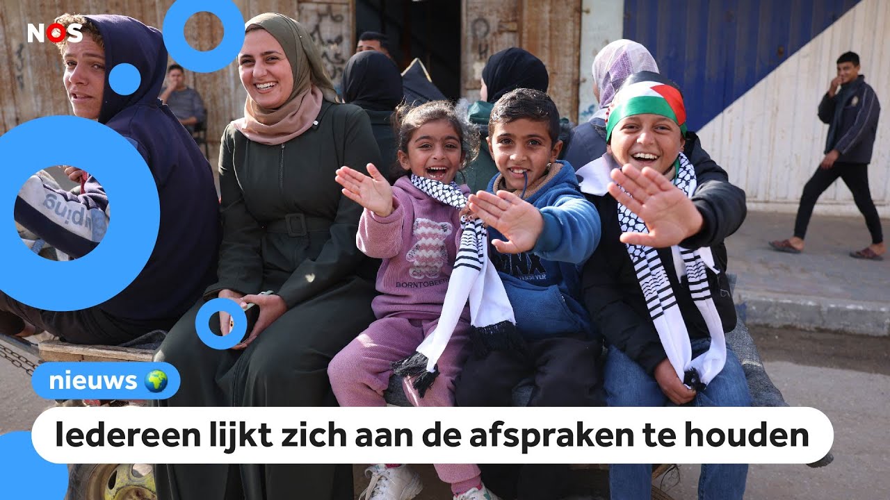 Gevechtspauze Gaza en Israël gaat in na uren vertraging