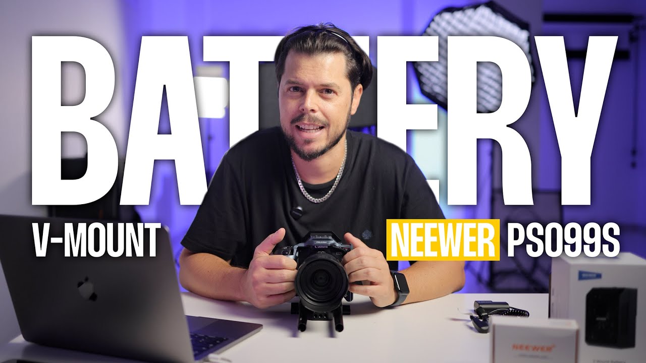 SÓLO NECESITAS ESTO🔋Neewer PS099S batería V-Mount | REVIEW COMPLETA