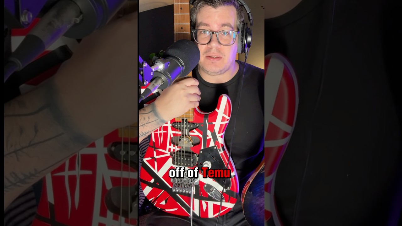 4,000 dollar guitar vs 200 dollar Frankenstrat copy from Temu