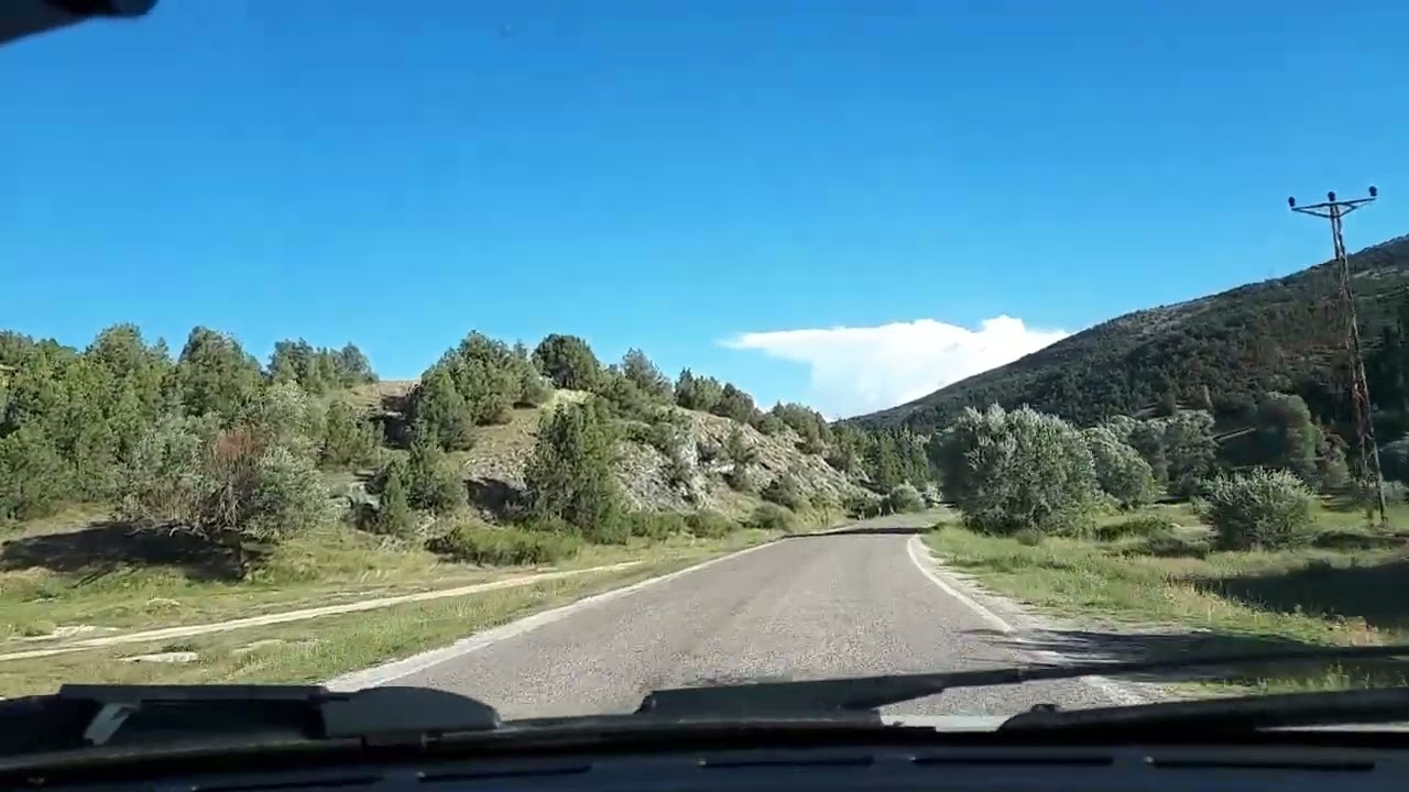 Sivas Sızır mesire alanı dönüş yolu