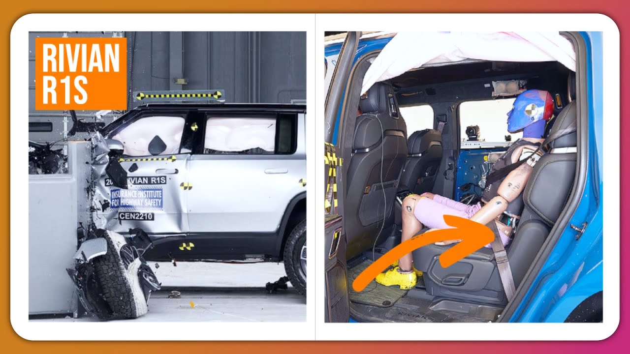 Rivian R1S Crash Test + Safety Review  |  Mixed Results