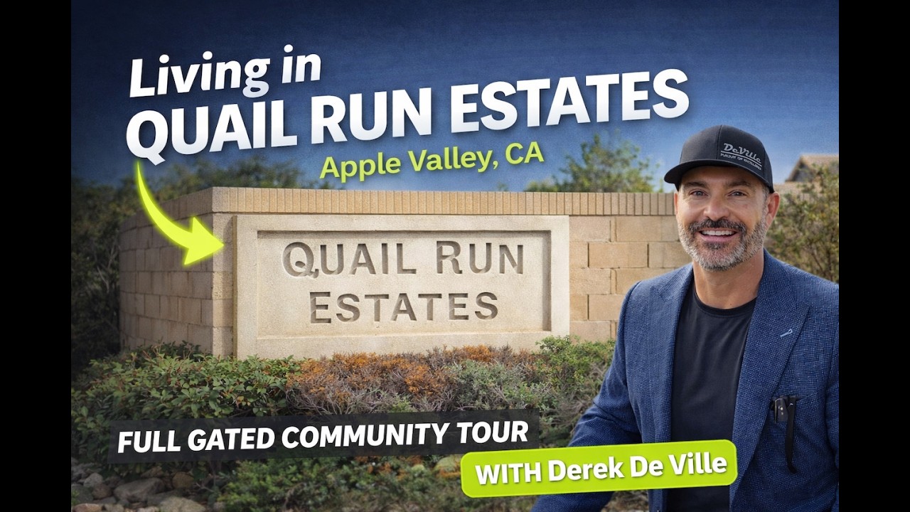Quail Run Estates Apple Valley CA Gated Community Tour Homes HOA Fees Amenities