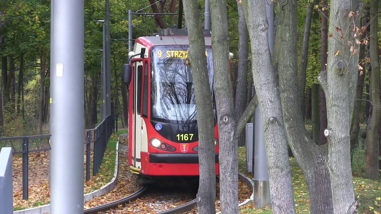 Wszystkie pętle , przystanki końcowe i zajezdnie tramwajowe w Gdańsku