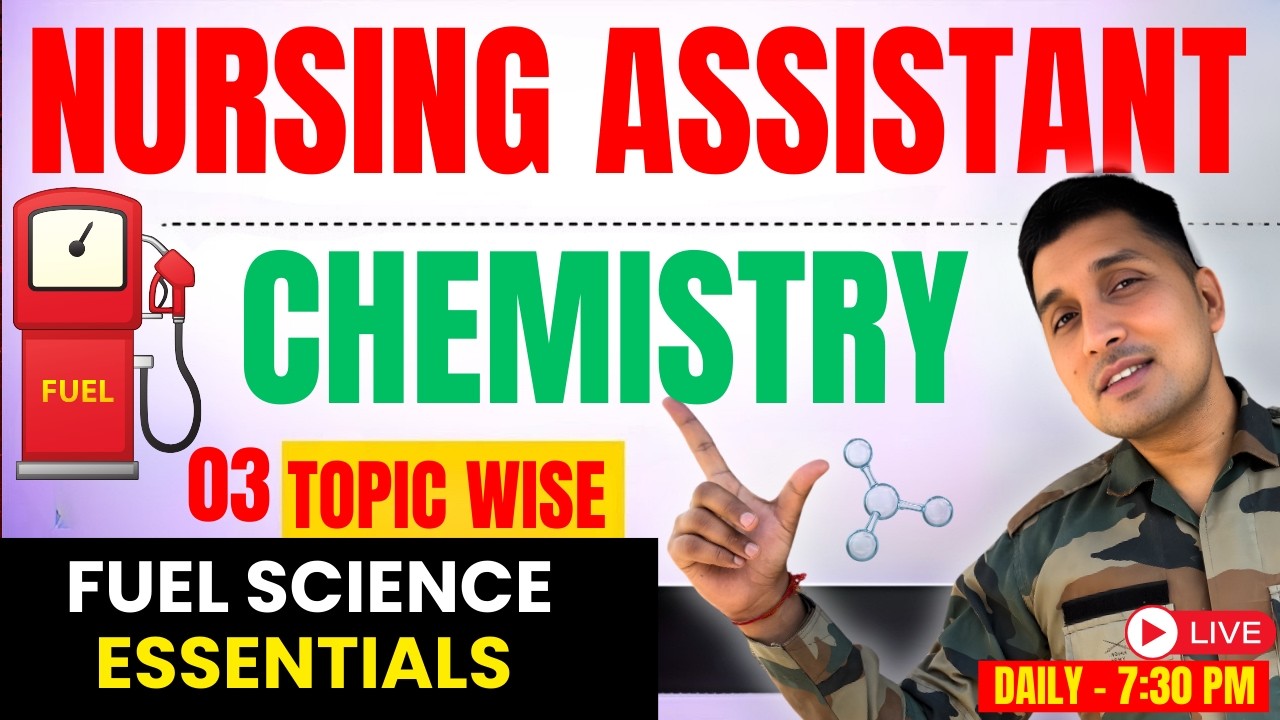 Fuel |  Army Nursing Assistant Previous Year Questions 2026 🔥 Full Solution |  army na pyq