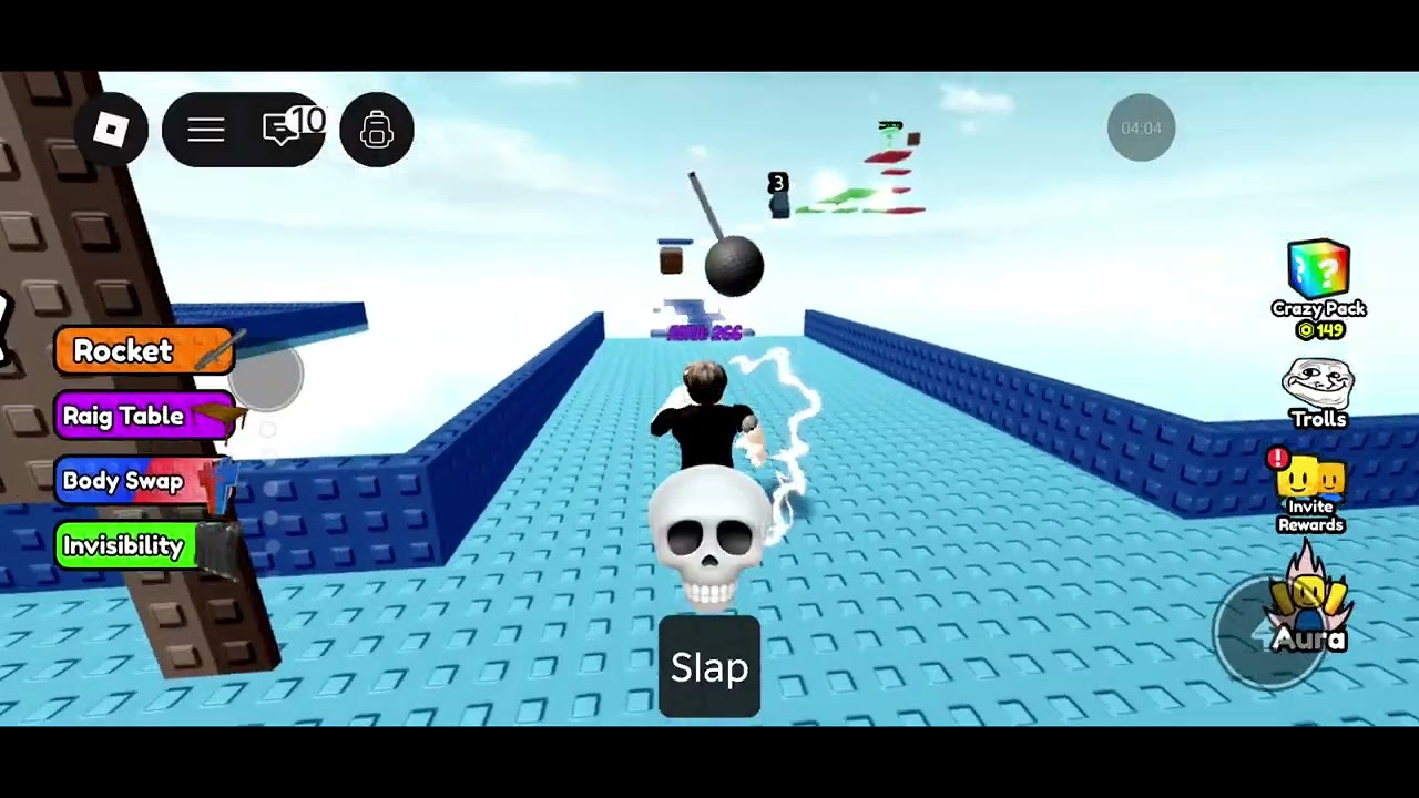 I play slap aura tower 