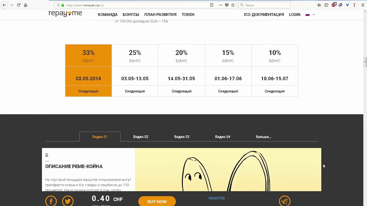 ICO Remecoin (repay.me) обзор