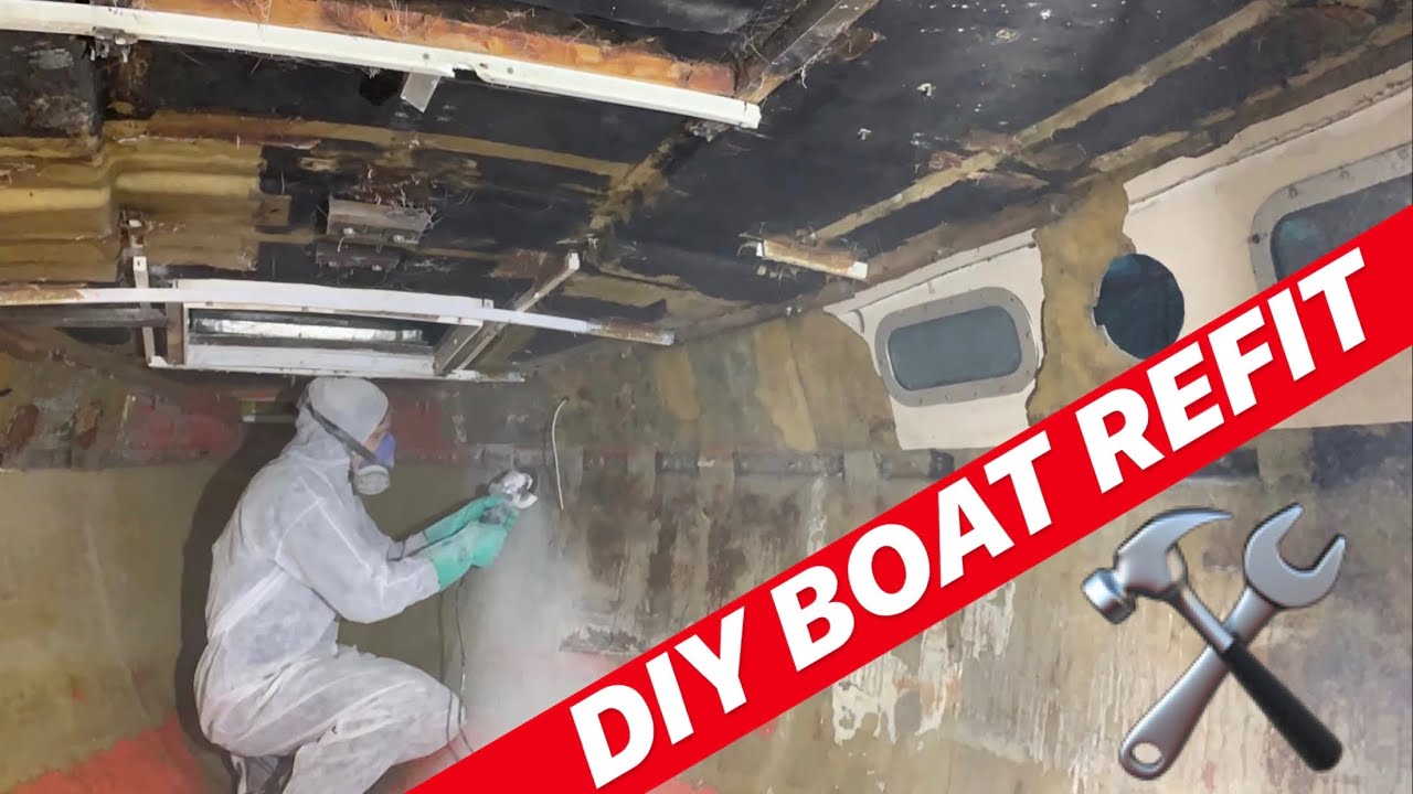 Starting The Rebuild Of My Abandoned Sailboat! Sailing Meraki | Ep.12